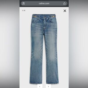 CELINE Paris Flare Leg Denim Jeans Made in Japan | Size 26 | Blue